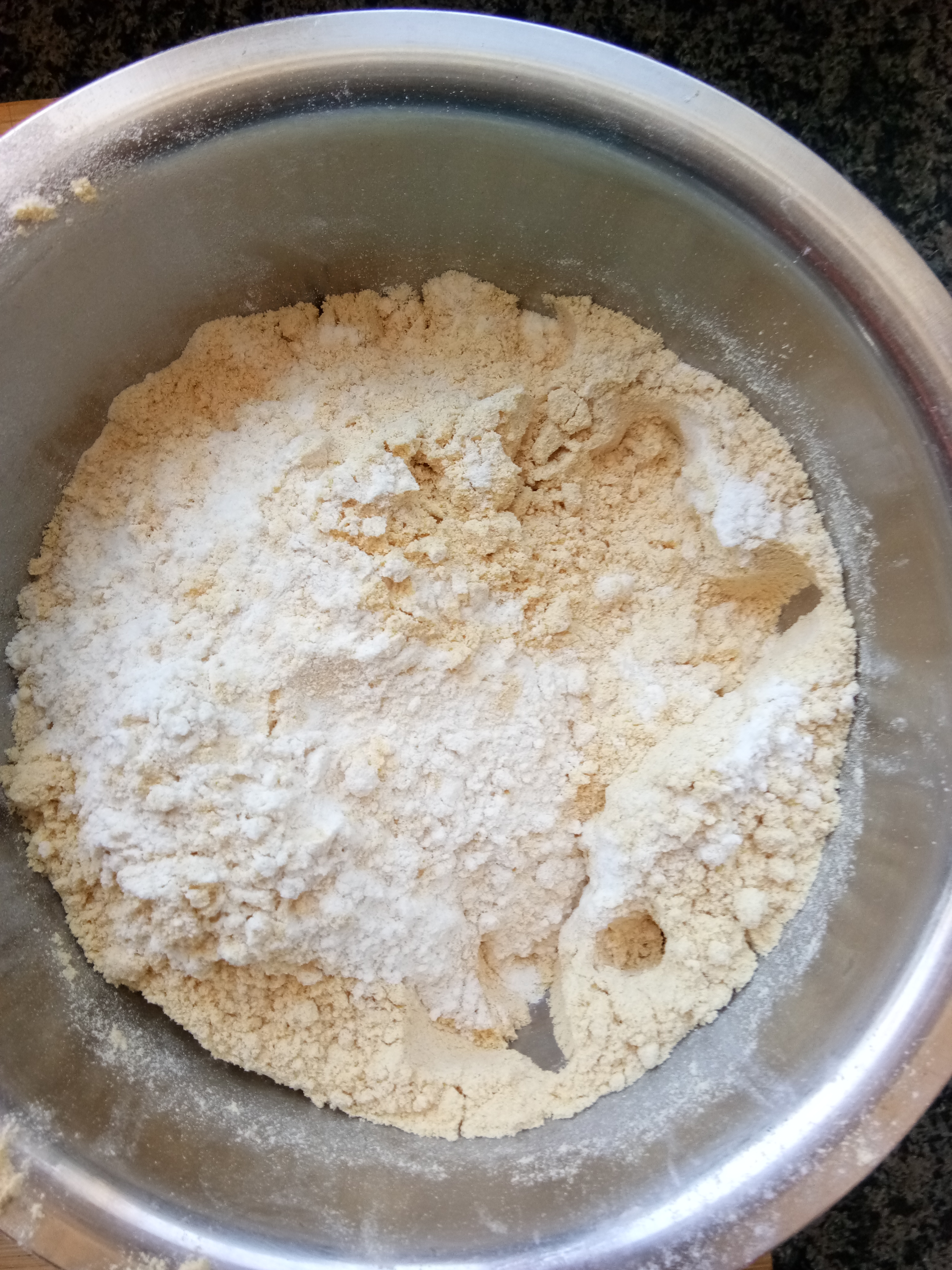 燕麥片，玉米麪發糕的做法 步骤1