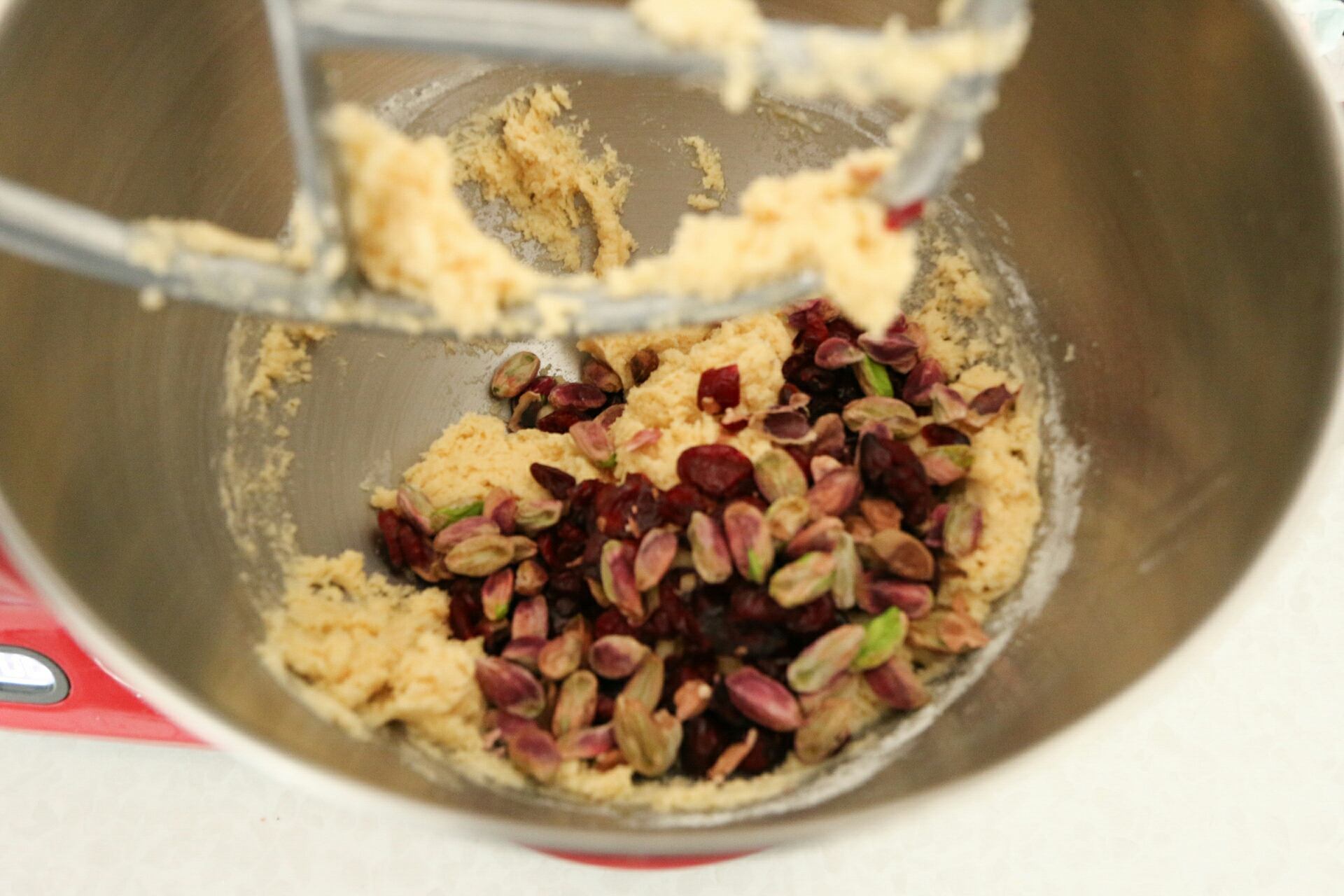 蔓越莓開心果意式脆餅的做法 步骤3