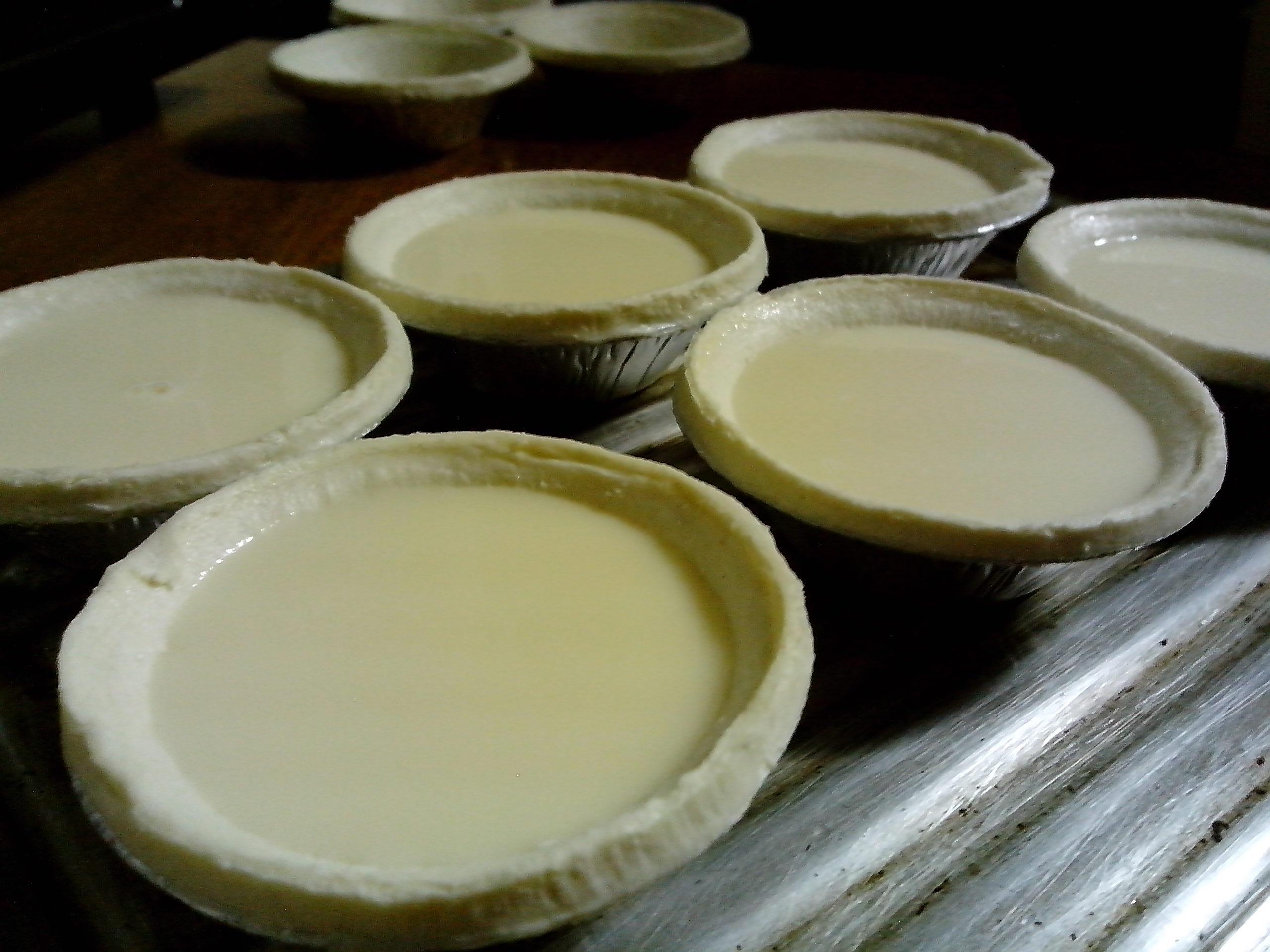 超簡做法超簡原料`奶香蛋撻的做法 步骤5