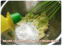 【迷你起司乳酪蛋塔】消耗淡奶油和乳酪的微酸小蛋撻的做法 步骤6