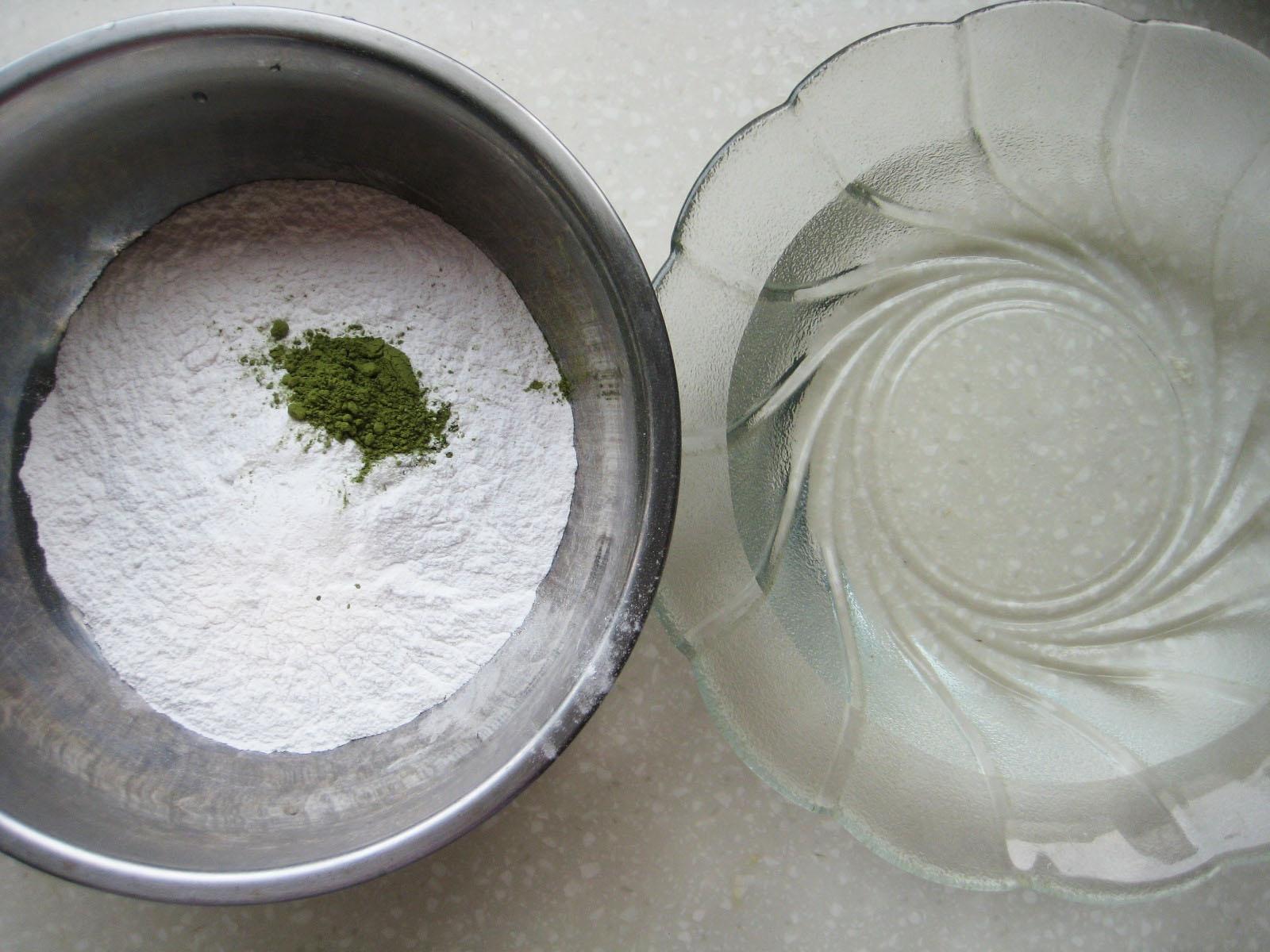 抹茶牛奶紅豆粽的做法 步骤5