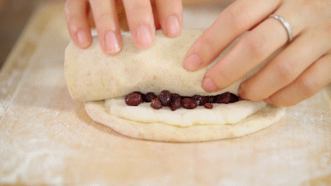 紅豆/肉鬆麻薯軟歐麪包+石榴茶【曼食慢語】的做法 步骤12