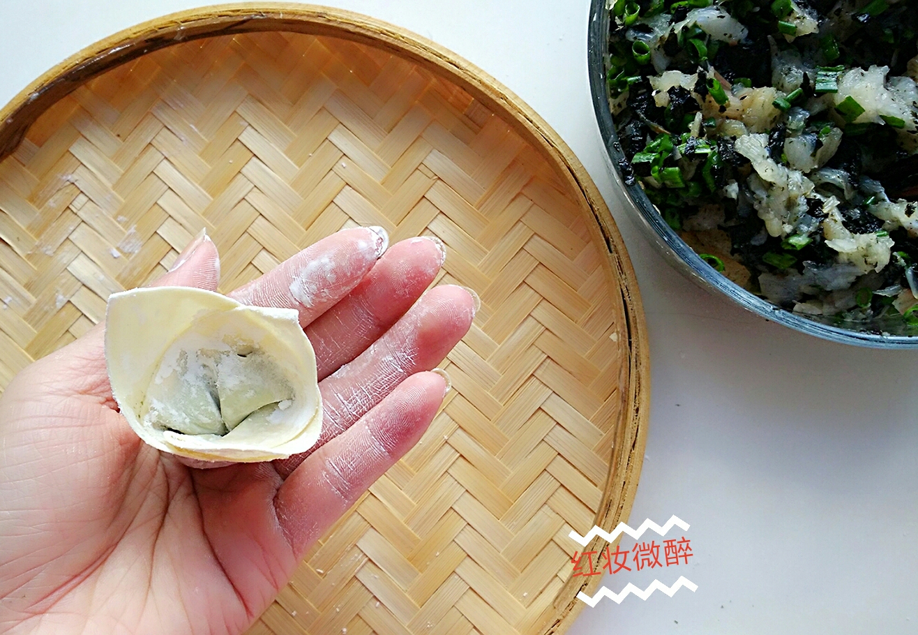 海苔鱈魚餛飩-海的味道的做法 步骤10