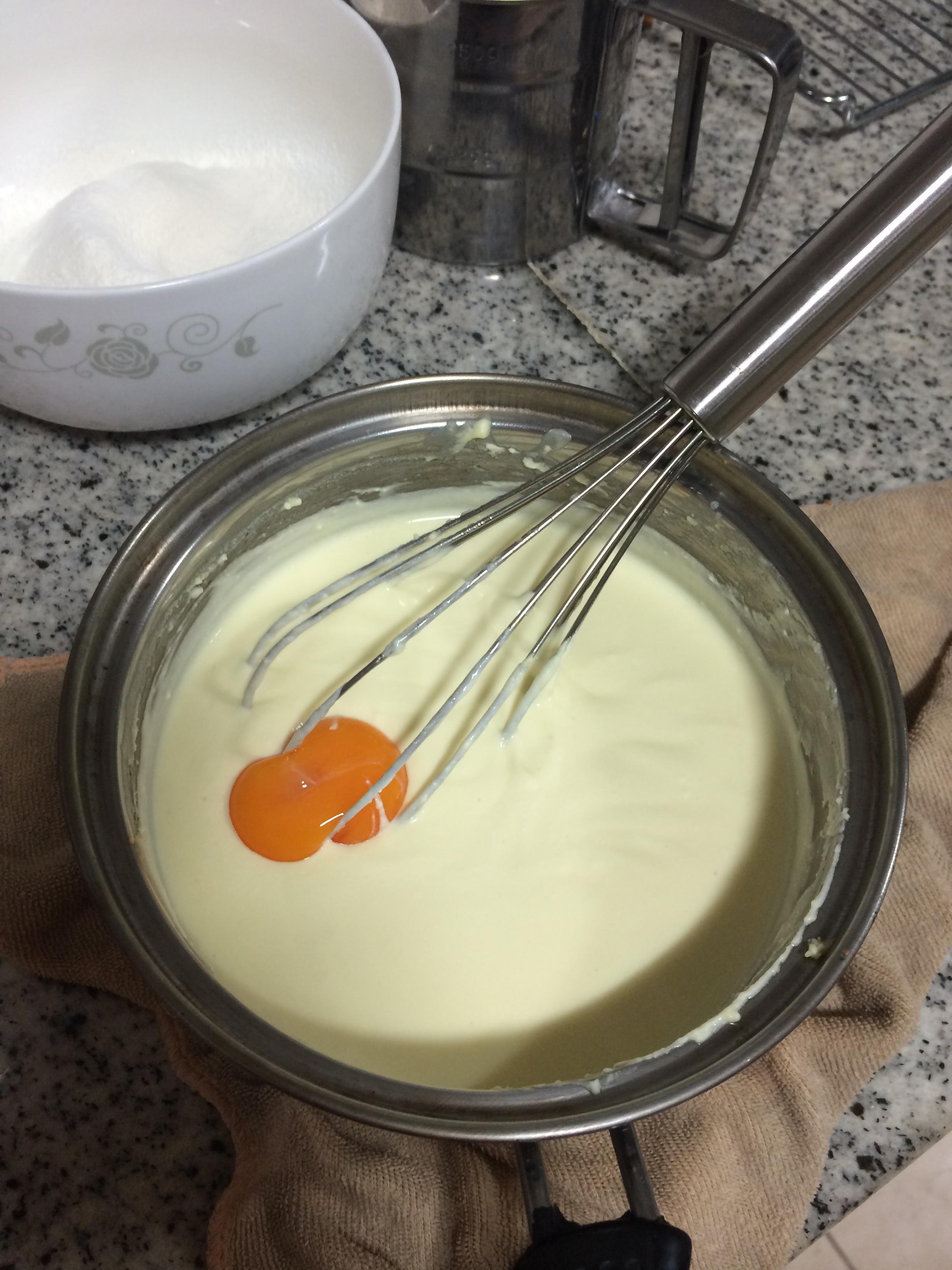 輕乳酪芝士蛋糕（8寸）的做法 步骤4