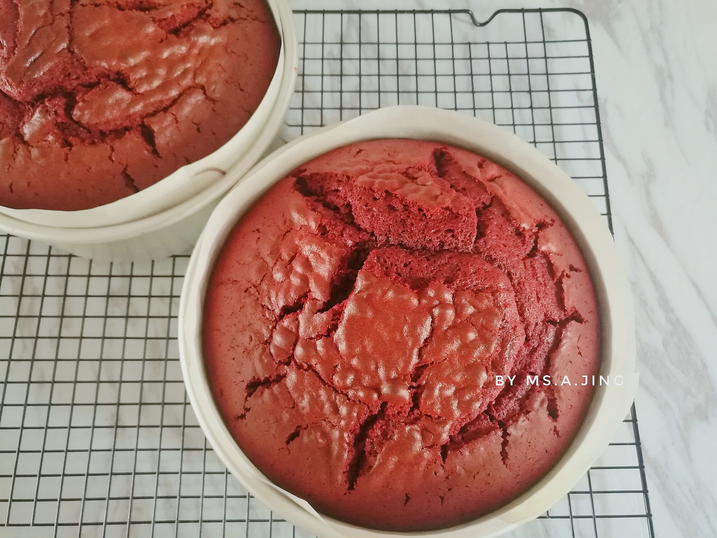 經典紅絲絨蛋糕——超詳細步驟，超多貼士的做法 步骤15