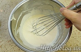 燙麪輕乳酪蛋糕的做法 步骤3