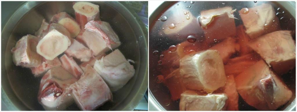韓式牛骨湯 Korean Beef Bone Soup的做法 步骤1