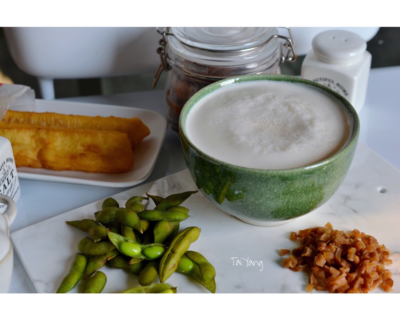 鹹香豆漿花「早餐食光」的做法 步骤2