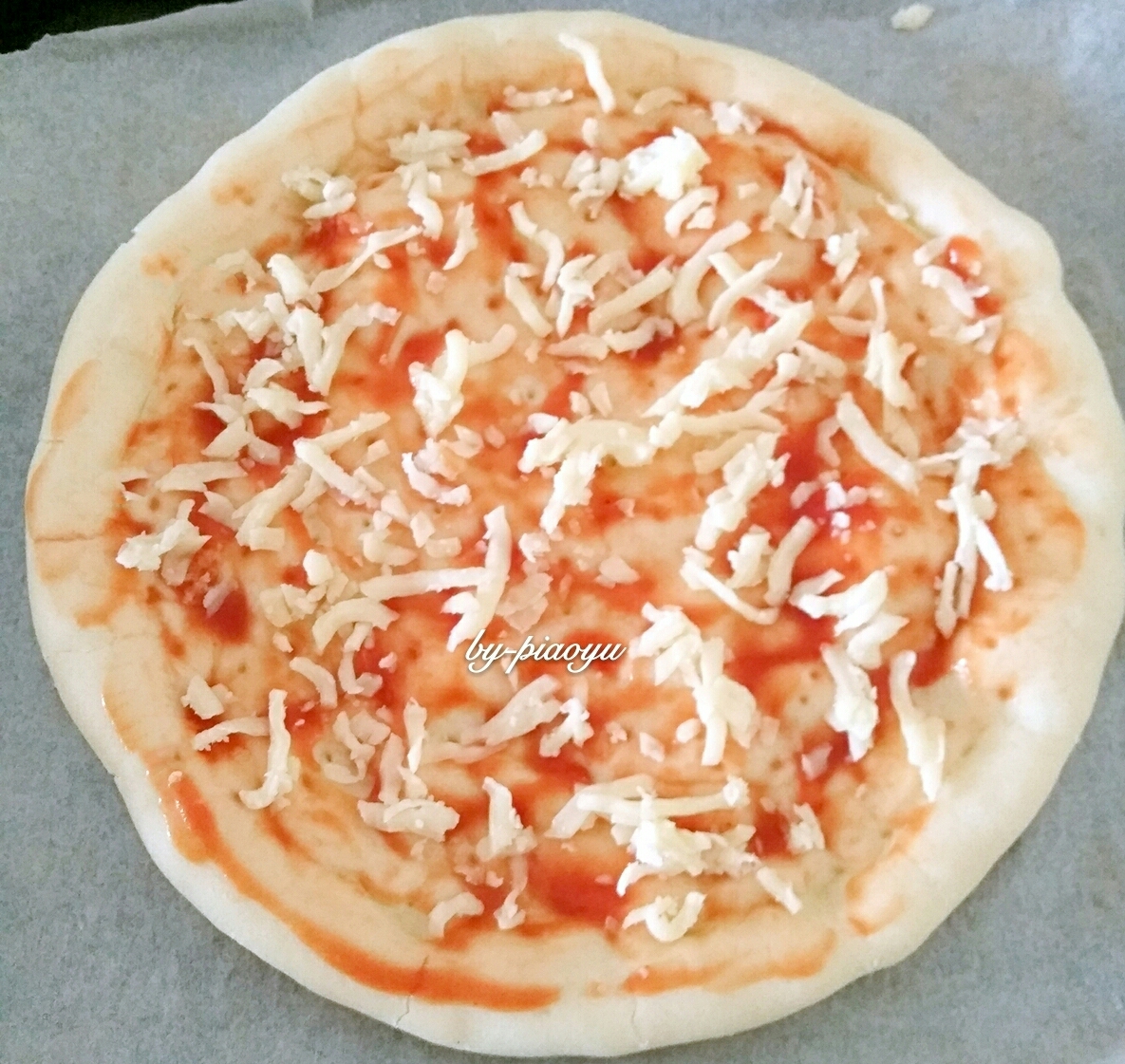 葡萄乾玉米火腿披薩的做法 步骤3