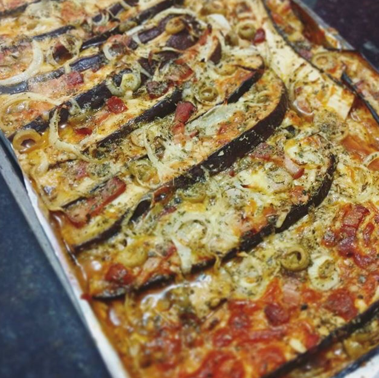 【低碳水】茄子披薩Eggplant Pizza的做法 步骤5