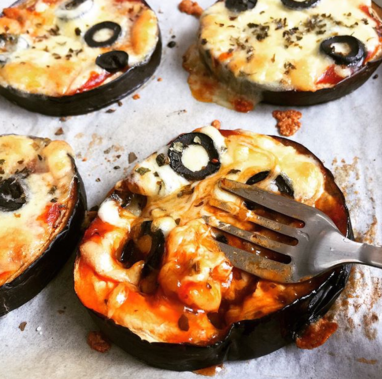 【低碳水】茄子披薩Eggplant Pizza的做法 步骤7