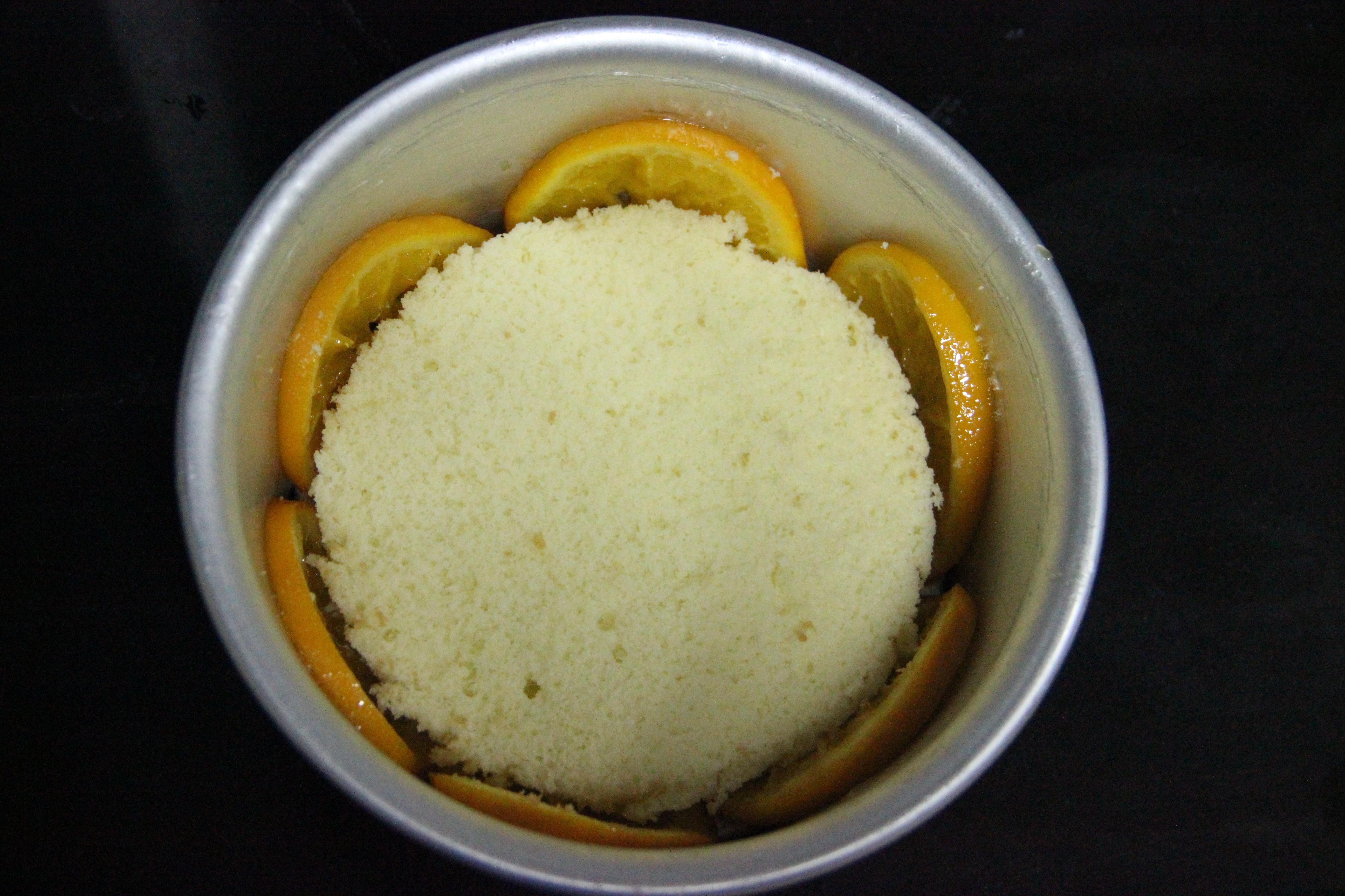 香橙慕斯蛋糕的做法 步骤4