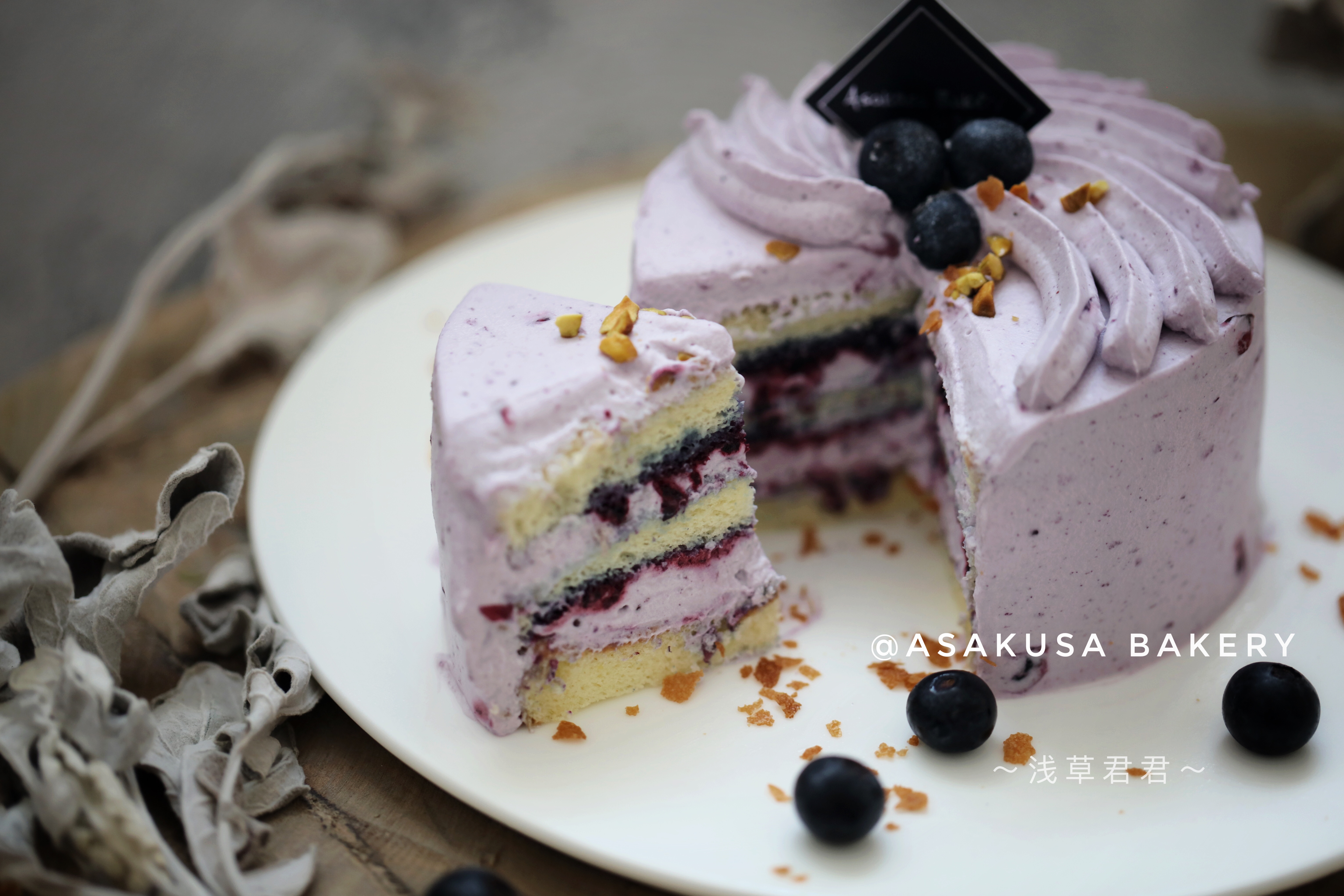 藍莓奶油小蛋糕的做法 步骤5