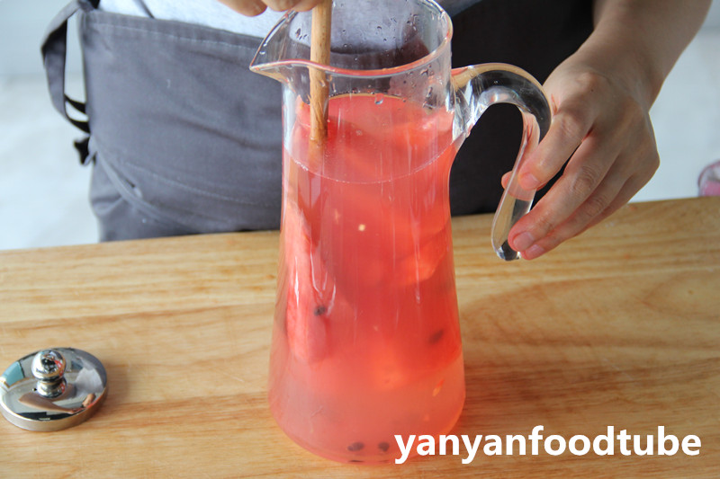 西瓜冰茶 Fruit Ice Tea的做法 步骤6