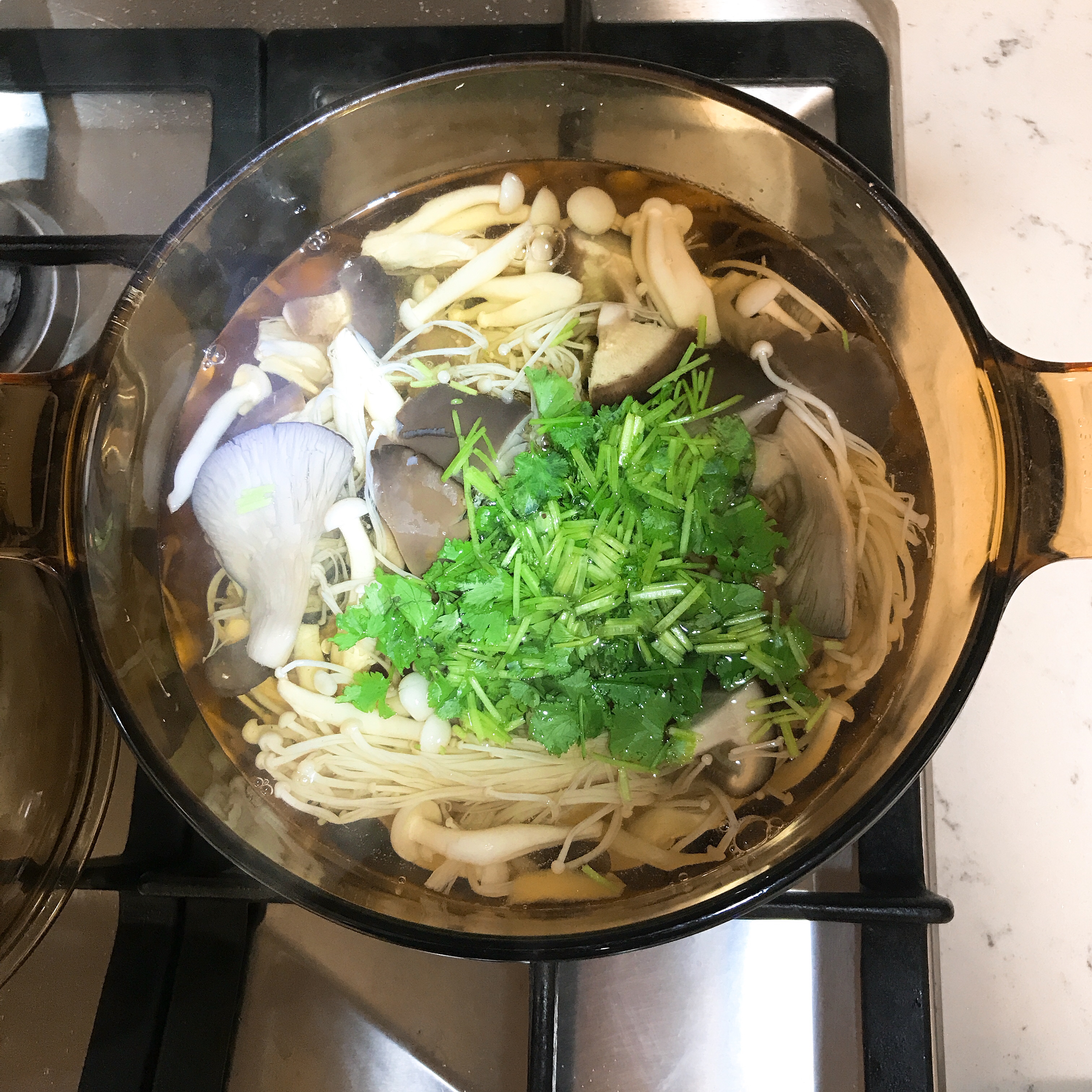 瘦身的菌菇湯的做法 步骤13