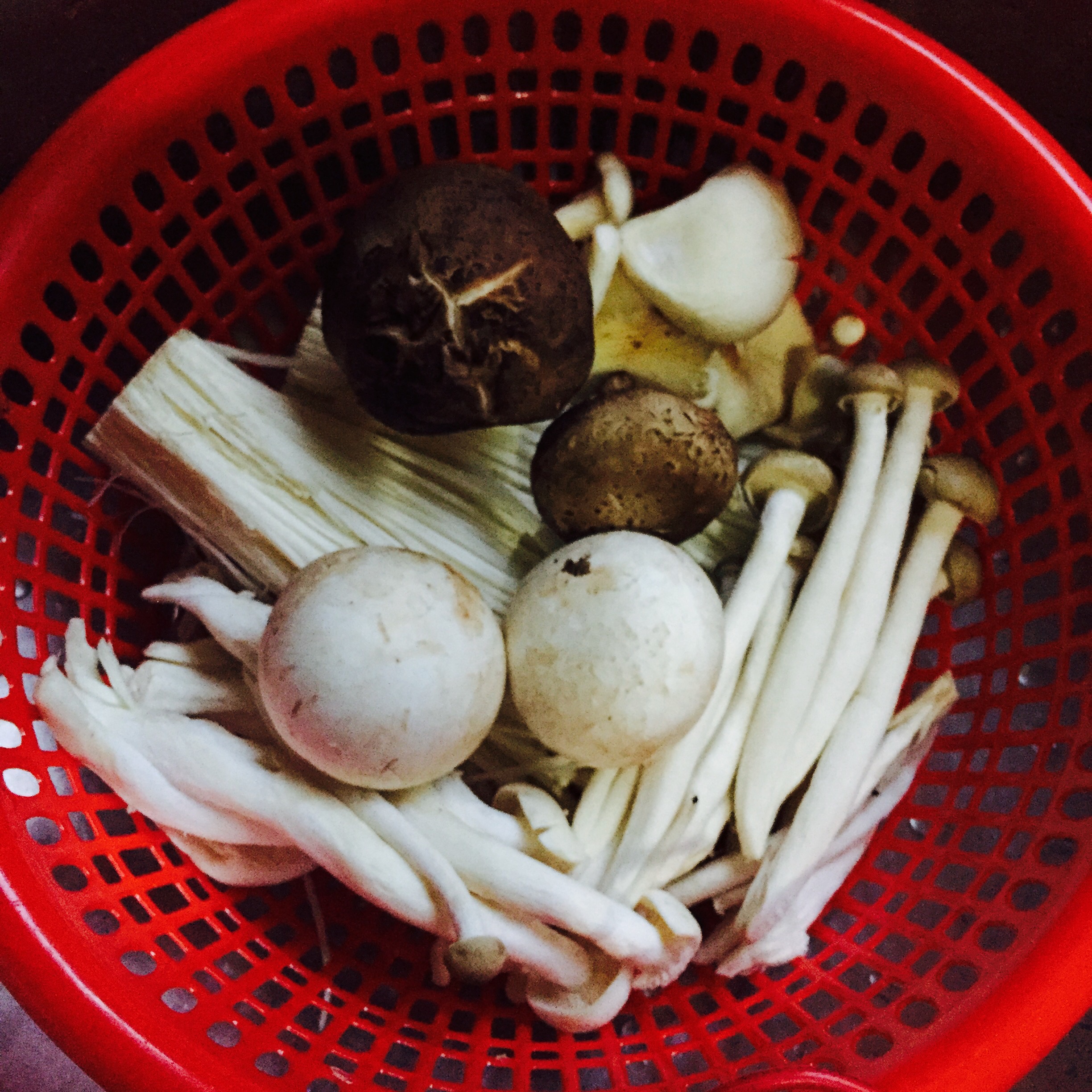 蝦米蠔豉胡椒魚丸雜菇煲的做法 步骤1