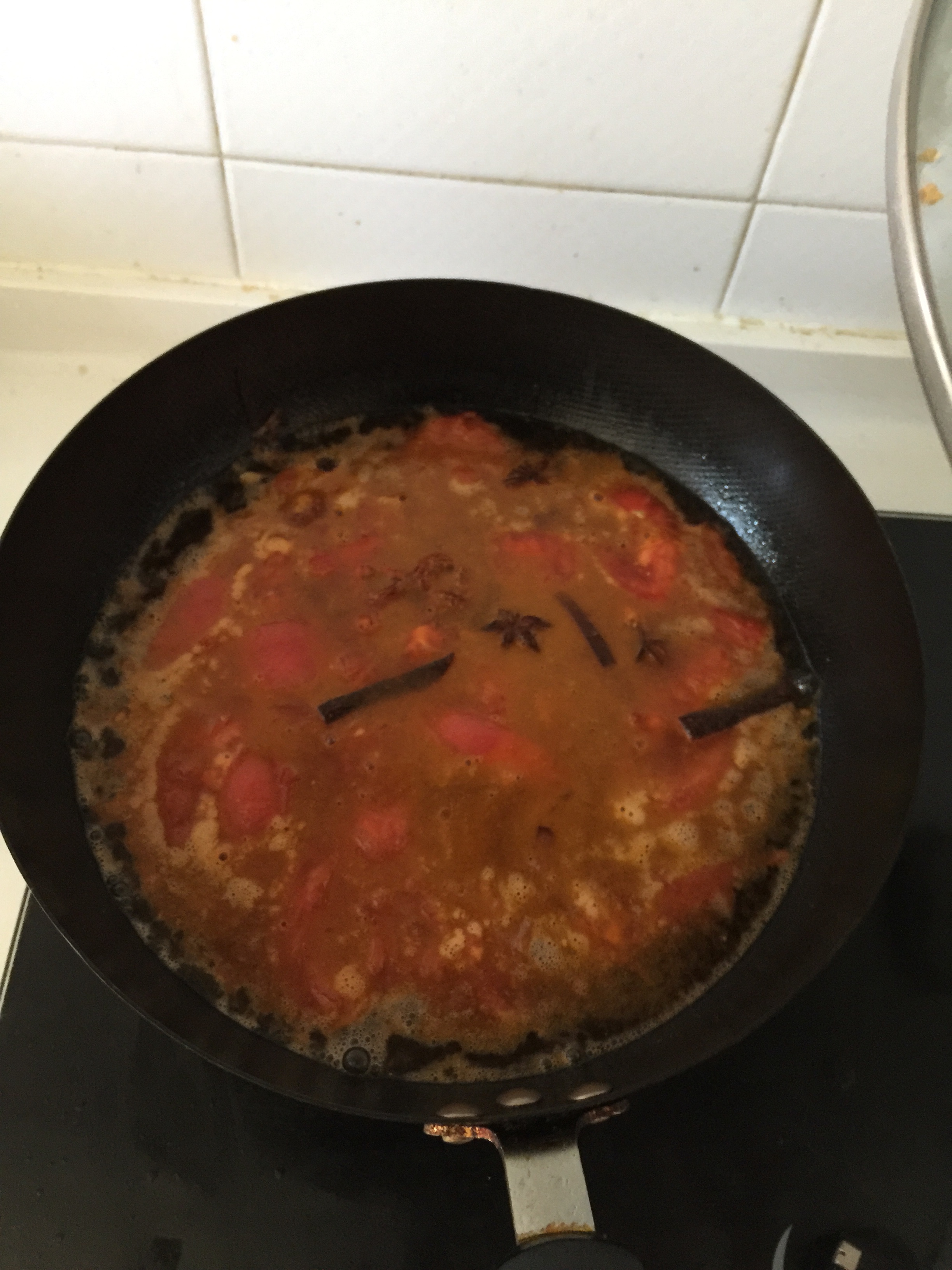 番茄牛肉麪的做法 步骤4
