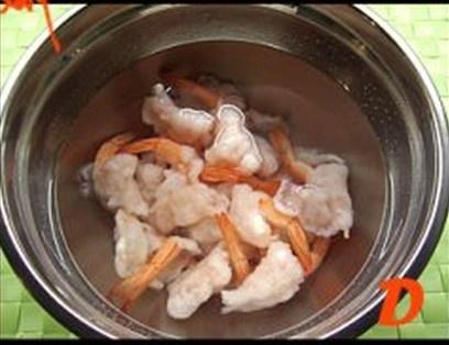 三鮮敲蝦湯的做法 步骤4