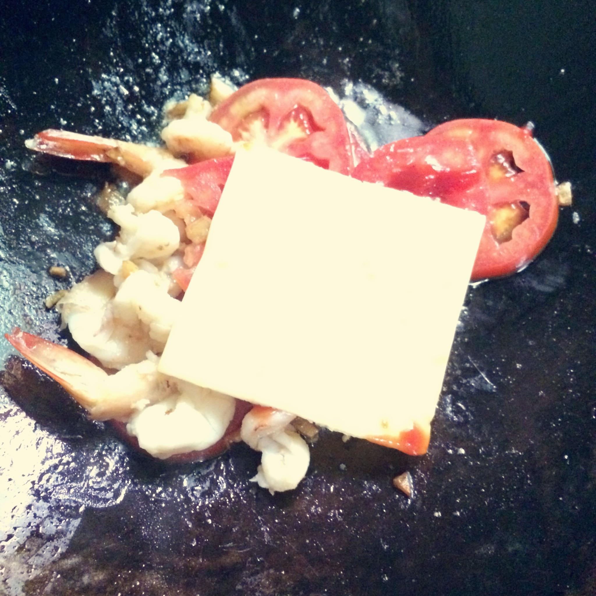 大蝦焗飯（微波爐版）的做法 步骤4