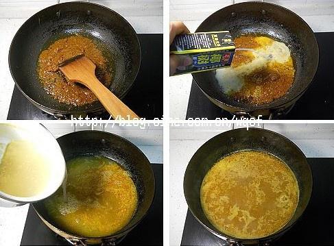 椰汁咖哩雞拌麪的做法 步骤3