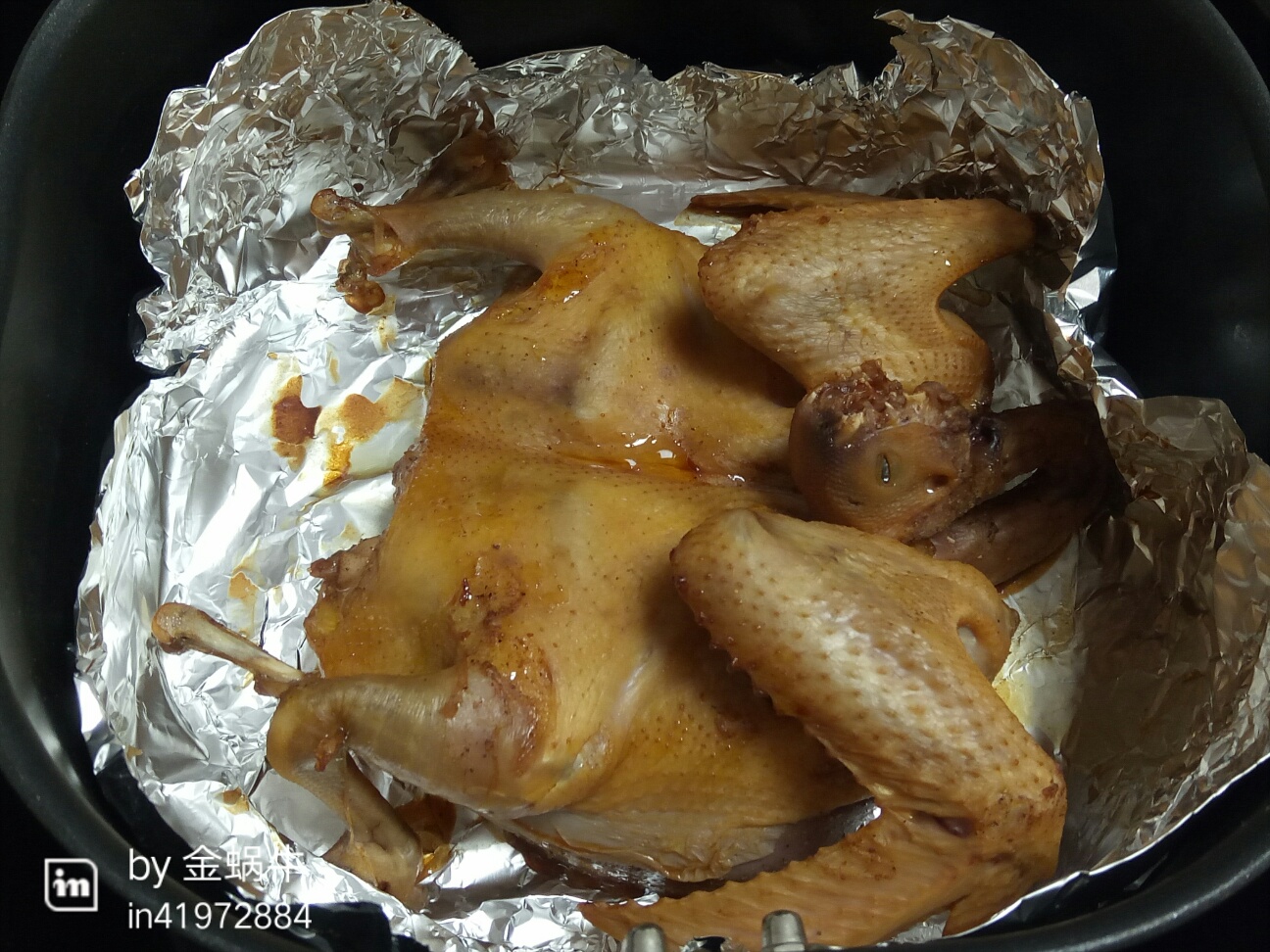 空氣炸鍋版—烤乳鴿的做法 步骤3