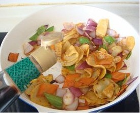 香辣幹鍋土豆片的做法 步骤12