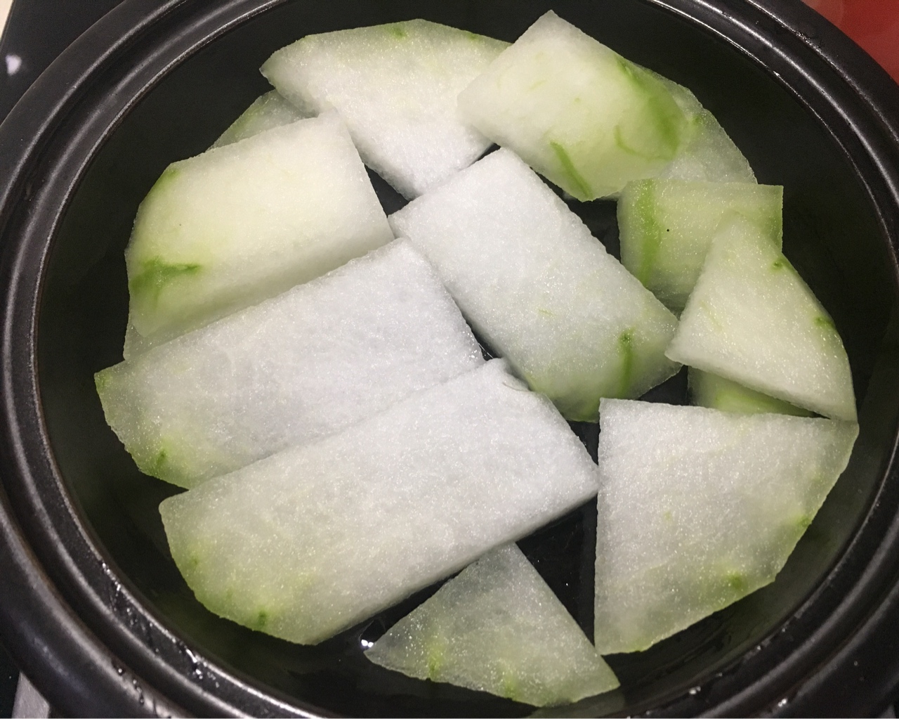 塔吉鍋小黃魚燜冬瓜的做法 步骤3