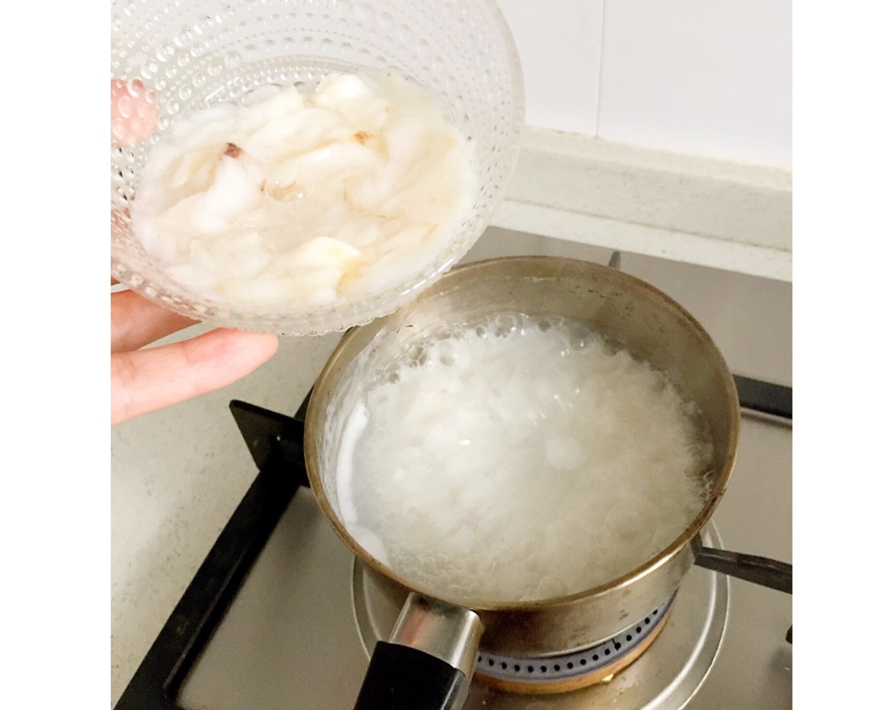 寶寶營養餐－鱈魚香菇粥的做法 步骤7